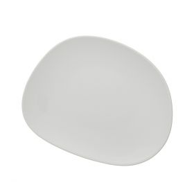 Talerz sałatkowy biały ORGANIC WHITE ⌀21 cm