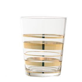 Szklanka ze złotymi paskami JUST 300 ml