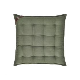Poduszka na krzesło zielona MELANGE 40x40 cm