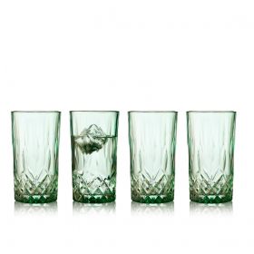Zestaw szklanek zielonych 4 szt. FRESH 380 ml