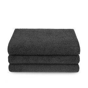 Ręcznik czarny DELUXE 70x140 cm