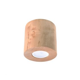 Lampa sufitowa z naturalnego drewna OBRIS 10x10x10