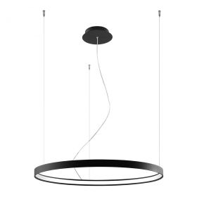 Żyrandol czarny LED RIO ⌀78 cm