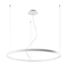 Żyrandol biały LED RIO ⌀110 cm