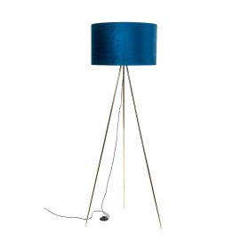 Lampa stojąca niebieska INGA 50x155 cm