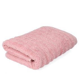Ręcznik w paski różowy ASTRI 100x150 cm