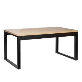 Stół prostokątny z czarnymi nóżkami VITO