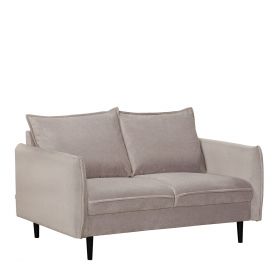 Sofa w tkaninie beżowa RUGG 149x86x91 cm