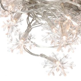 Łańcuch świetlny płatki śniegu ENSIS 40 LED