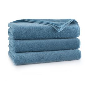 Ręcznik niebieski LICZI 70x140 cm