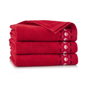 Ręcznik czerwony ZEN 50x90 cm