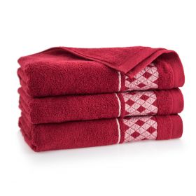 Ręcznik czerwony DRAGON 70x140 cm