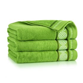 Ręcznik zielony RONDO 30x50 cm