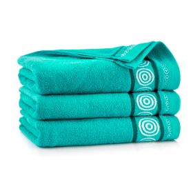 Ręcznik turkusowy RONDO 70x140 cm