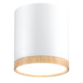 Lampa sufitowa LED biała TUBA