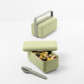 Lunchbox niski zieleń BAULETTO 13x18x9 cm