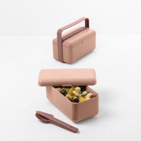 Lunchbox niski flamingo BAULETTO 13x18x9 cm