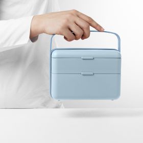 Lunchbox wysoki błękitny BAULETTO 18x9.5x17.5 cm