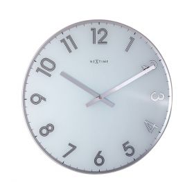 Zegar ścienny biały REFLECT ⌀43 cm