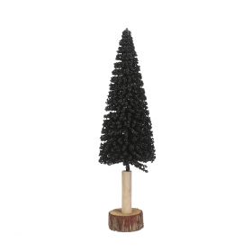 Choinka dekoracyjna czarna TREE 40x11 cm