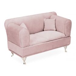 Szkatułka sofa różowa LOVA